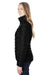 Spyder 187336 Womens Supreme Puffer Full Zip Jacket Black Side