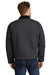 CornerStone J763/TLJ763 Mens Duck Cloth Full Zip Jacket Charcoal Grey Back