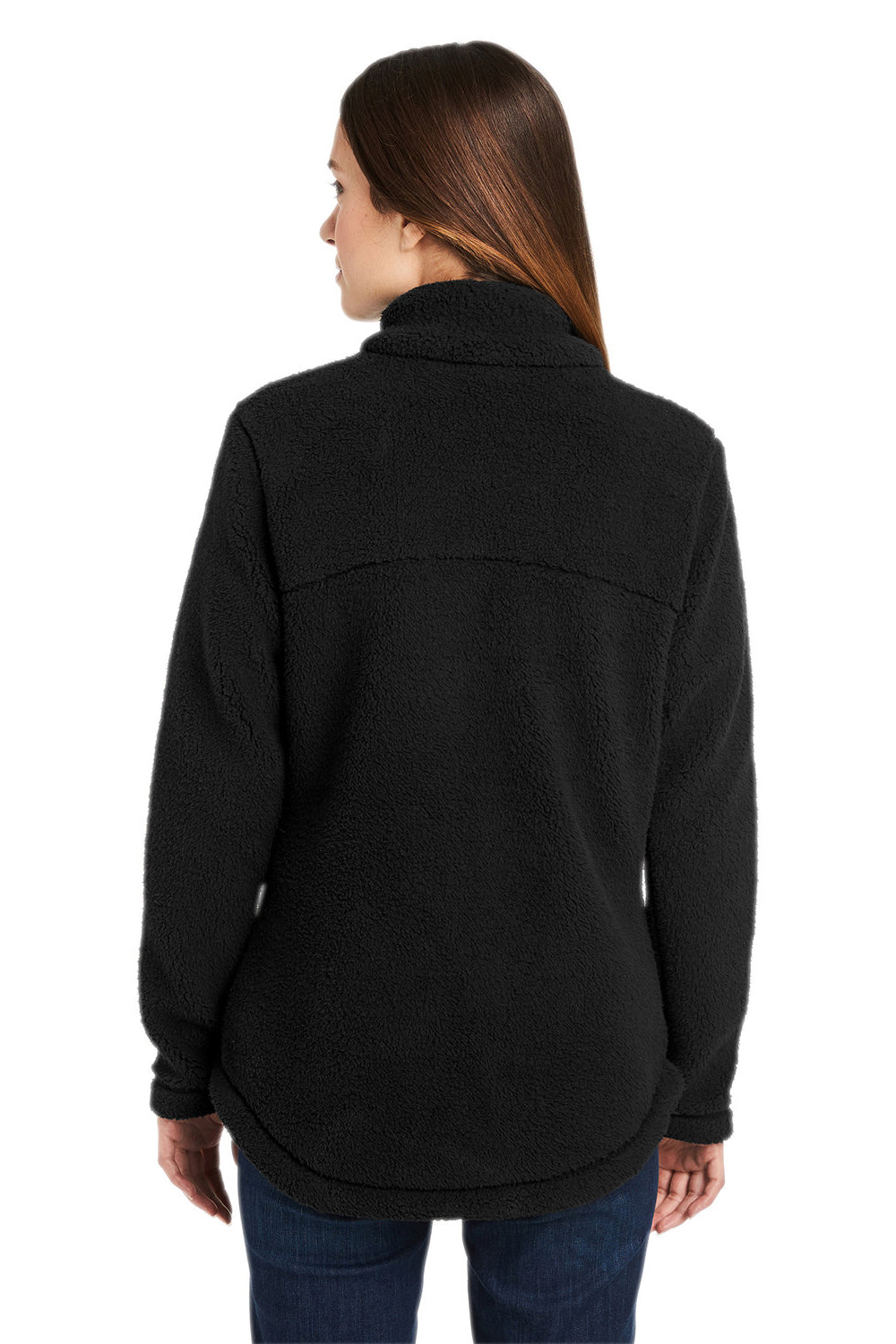 Columbia 1939901 Womens West Bend Sherpa Fleece Full Zip Jacket Black Back