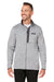 Columbia 1954101 Mens Sweater Weather Full Zip Jacket Heather City Grey Front