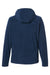 Columbia 1954251 Mens Steens Mountain Novelty 1/4 Snap Hooded Jacket Collegiate Navy Blue Flat Back