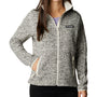 Columbia Womens Sweater Weather Full Zip Jacket - Heather Chalk