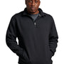 Russell Athletic Mens Dri-Power Moisture Wicking Fleece 1/4 Zip Sweatshirt - Black - NEW
