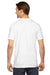 American Apparel 2001 Mens USA Made Fine Jersey Short Sleeve Crewneck T-Shirt White Back