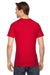 American Apparel 2001 Mens USA Made Fine Jersey Short Sleeve Crewneck T-Shirt Red Back