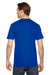 American Apparel 2001 Mens USA Made Fine Jersey Short Sleeve Crewneck T-Shirt Royal Blue Back