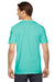 American Apparel 2001W Mens Fine Jersey Short Sleeve Crewneck T-Shirt Mint Green Back