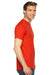 American Apparel 2001W Mens Fine Jersey Short Sleeve Crewneck T-Shirt Orange Side