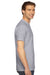 American Apparel 2001W Mens Fine Jersey Short Sleeve Crewneck T-Shirt Slate Grey Side