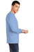 American Apparel 2007W Mens Fine Jersey Long Sleeve Crewneck T-Shirt Baby Blue Side