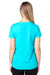 Threadfast Apparel 200RV Womens Ultimate Short Sleeve V-Neck T-Shirt Pacific Blue Back