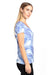 Threadfast Apparel 200RV Womens Ultimate Short Sleeve V-Neck T-Shirt Palm Paradise Side