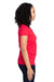 Threadfast Apparel 200RV Womens Ultimate Short Sleeve V-Neck T-Shirt Red Side
