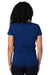 Threadfast Apparel 200RV Womens Ultimate Short Sleeve V-Neck T-Shirt Navy Blue Back