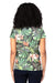 Threadfast Apparel 200RV Womens Ultimate Short Sleeve V-Neck T-Shirt Tropical Jungle Back