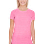 Threadfast Apparel Womens Short Sleeve Crewneck T-Shirt - Neon Pink