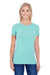Threadfast Apparel 202A Womens Short Sleeve Crewneck T-Shirt Mint Green Front
