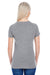 Threadfast Apparel 202A Womens Short Sleeve Crewneck T-Shirt Grey Back