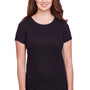 Threadfast Apparel Womens Short Sleeve Crewneck T-Shirt - Solid Black