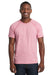 Next Level 2050 Mock Twist Short Sleeve Crewneck T-Shirt Pink Front