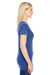 Threadfast Apparel 208B Womens Vintage Dye Short Sleeve V-Neck T-Shirt Navy Blue Side