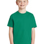 Hanes Youth ComfortSoft Short Sleeve Crewneck T-Shirt - Kelly Green