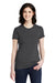 American Apparel 2102W Womens Fine Jersey Short Sleeve Crewneck T-Shirt Asphalt Grey Front