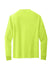 Jerzees 21LS Dri-Power Long Sleeve Crewneck T-Shirt Safety Green Flat Back