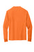 Jerzees 21LS Dri-Power Long Sleeve Crewneck T-Shirt Safety Orange Flat Back