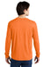 Jerzees 21LS Dri-Power Long Sleeve Crewneck T-Shirt Safety Orange Back
