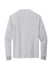 Jerzees 21LS Dri-Power Long Sleeve Crewneck T-Shirt Silver Grey Flat Back