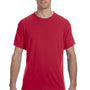 Jerzees Mens Dri-Power Moisture Wicking Short Sleeve Crewneck T-Shirt - True Red