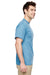 Jerzees 21M Mens Dri-Power Moisture Wicking Short Sleeve Crewneck T-Shirt Light Blue Side