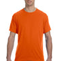 Jerzees Mens Dri-Power Moisture Wicking Short Sleeve Crewneck T-Shirt - Safety Orange