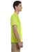 Jerzees 21M Mens Dri-Power Moisture Wicking Short Sleeve Crewneck T-Shirt Safety Green Side