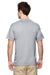 Jerzees 21M Mens Dri-Power Moisture Wicking Short Sleeve Crewneck T-Shirt Silver Grey Back