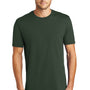 District Mens Perfect Weight Short Sleeve Crewneck T-Shirt - Forest Green