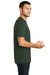 District DT104 Mens Perfect Weight Short Sleeve Crewneck T-Shirt Forest Green Side