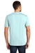 District DT104 Mens Perfect Weight Short Sleeve Crewneck T-Shirt Seaglass Blue Back