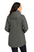 Port Authority L123 Womens All Weather 3 in 1 Full Zip Hooded Jacket Storm Grey Back