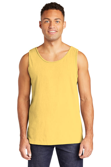 Comfort Colors 9360/C9360 Mens Tank Top Butter Yellow Front
