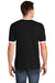American Apparel 2410W Mens Fine Jersey Short Sleeve Crewneck T-Shirt Black Back