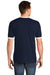 American Apparel 2410W Mens Fine Jersey Short Sleeve Crewneck T-Shirt Navy Blue Back