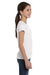 LAT 2616 Youth Fine Jersey Short Sleeve Crewneck T-Shirt White Side