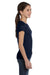 LAT 2616 Youth Fine Jersey Short Sleeve Crewneck T-Shirt Navy Blue Side