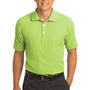Nike Mens Classic Dri-Fit Moisture Wicking Short Sleeve Polo Shirt - Vivid Green - Closeout