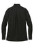 Port Authority Womens Fairway 1/4 Zip Sweatshirt Deep Black Flat Back
