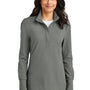 Port Authority Womens Fairway 1/4 Zip Sweatshirt - Shadow Grey