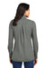 Port Authority Womens Fairway 1/4 Zip Sweatshirt Shadow Grey Back