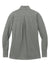 Port Authority Womens Fairway 1/4 Zip Sweatshirt Shadow Grey Flat Back